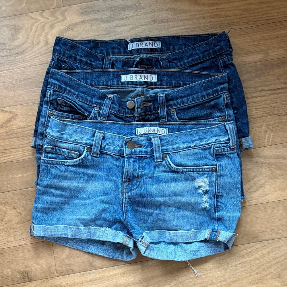 3 Pairs J Brand Denim Shorts